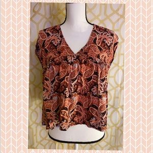 Express crop open back top size large